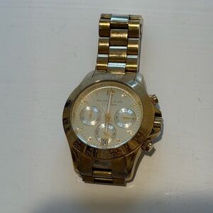 Michael Kors Gold-Tone Chronograph Watch